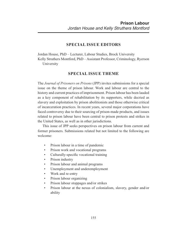 Call for Paper Announcement