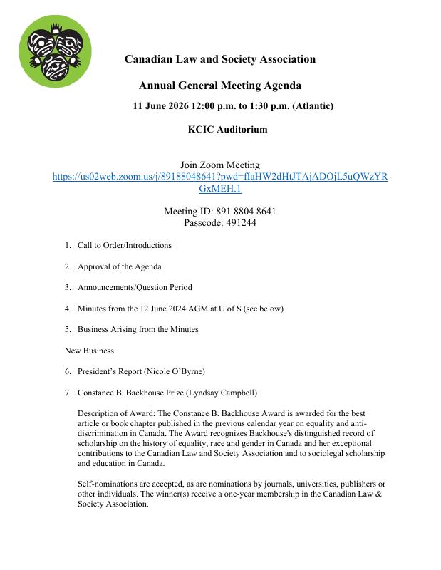 Annual general meeting — 11 June 2026
